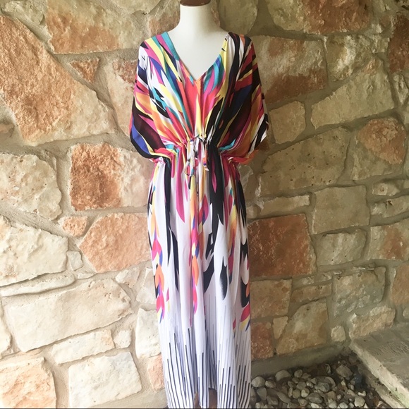 5⭐️Fave! The Vibe Summer Kaftan Coverup. - Picture 4 of 7